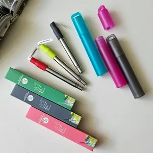 Reusable Straw, Travel,  Collapsible, Pocket Size, Stainless Steel , Telescopic, Drinkware Red Pink