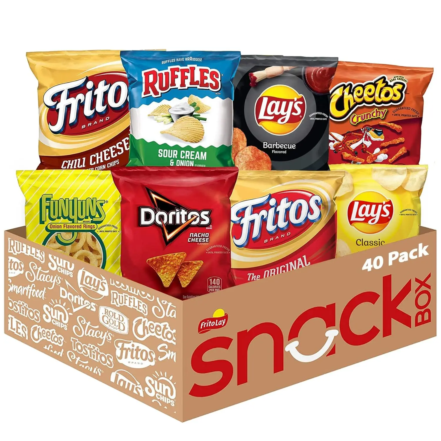 Frito-Lay Variety Packs, Party Mix, Single Serve Bags, 2.41 Pounds (40 Pack) Frito-Lay Variety Packs, Party Mix, Single Serve Bags, 2.41 Pounds (40 Pack)