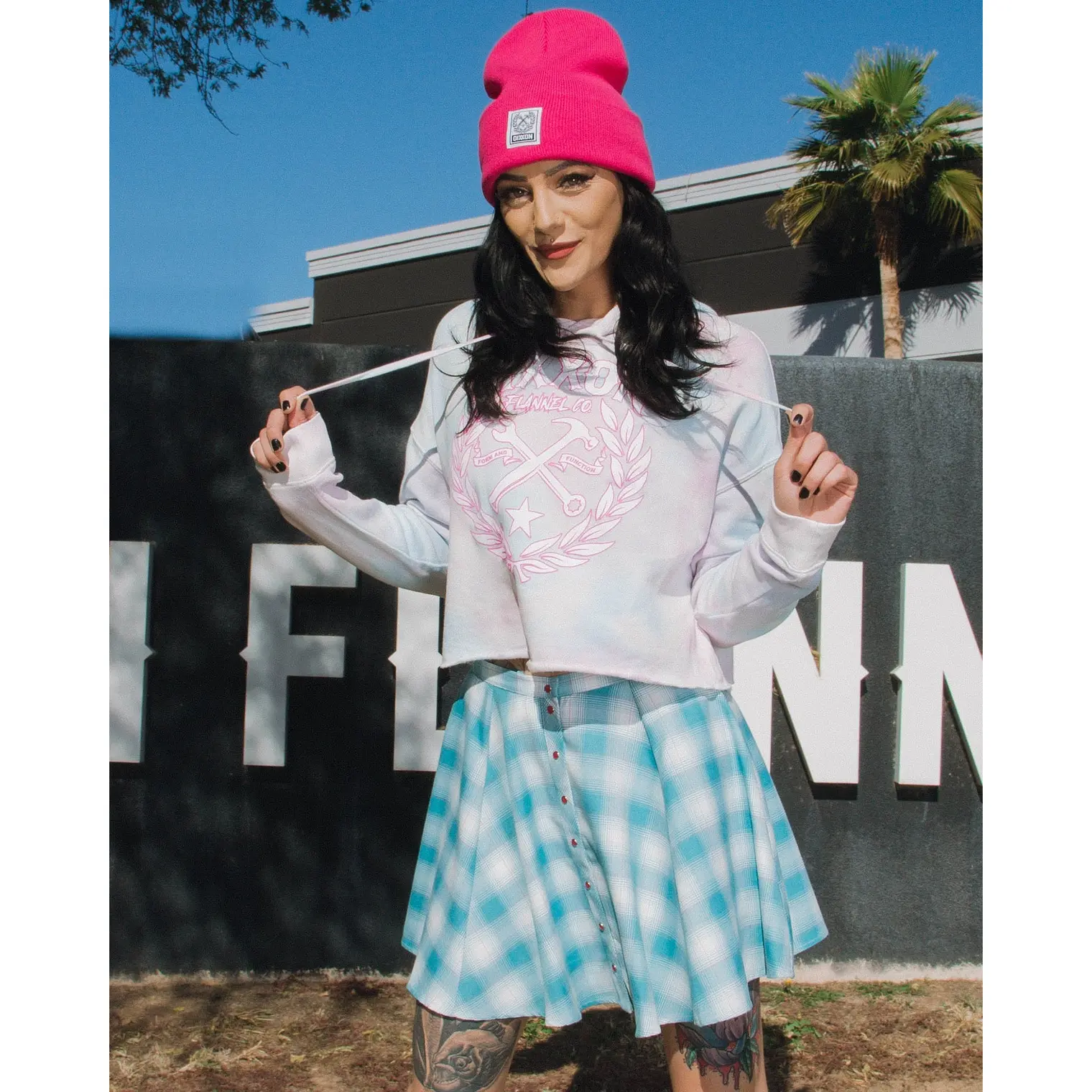 Women's Fria Flannel Circle Skirt