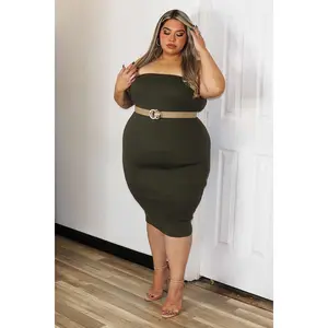 Galia Tube Dress Divas Plus Boutique