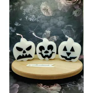 Vintage Jack-o-lantern Candle Set