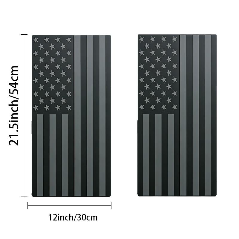 B-Pillar Set of 12"x21.5" Gloss Vinyl Decal for B-pillars - Sleek Modern Design, Easy Application & Removal, Enhance Car Aesthetic Vehicle Exterior Decoration Automotive Accessories