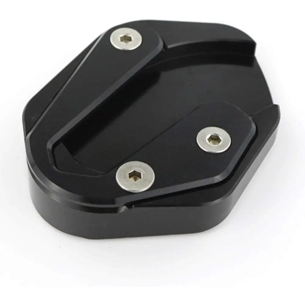 Motorcycle Side Stand Enlarger, Extension Enlarger plate, Fit for MT-07(FZ-07) / MT-07 MOTO CAGE/Tracer 700 FJ-07 / XSR700 2016-2021, Kickstand Shoes (Black)