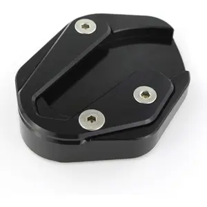 Motorcycle Side Stand Enlarger, Extension Enlarger plate, Fit for MT-07(FZ-07) / MT-07 MOTO CAGE/Tracer 700 FJ-07 / XSR700 2016-2021, Kickstand Shoes (Black)