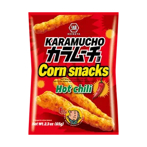 KOIKEYA Kameda Corn Potage Snack, Spicy Flavor, 65g - Crispy Japanese Corn Puffs