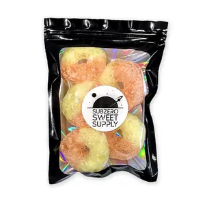 Freeze Dried Peach Rings peach ring Snack Candy Sweet