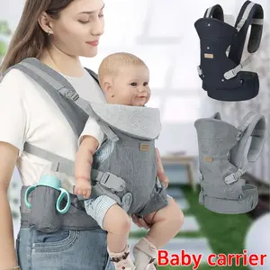 Four-In-One Convertible Baby Carrier, Adjustable Ergonomic Design, Essential Infant Gear, Suitable for Newborns to Walkers
