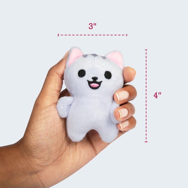 Emotional Support Kitties by Relatable – Valentine Plush Stuffed Animals, Cute Valentines Day Gift, Includes 5 Plushies with Basket