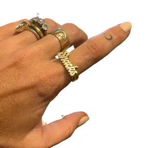 Brass Snacks ring size 9