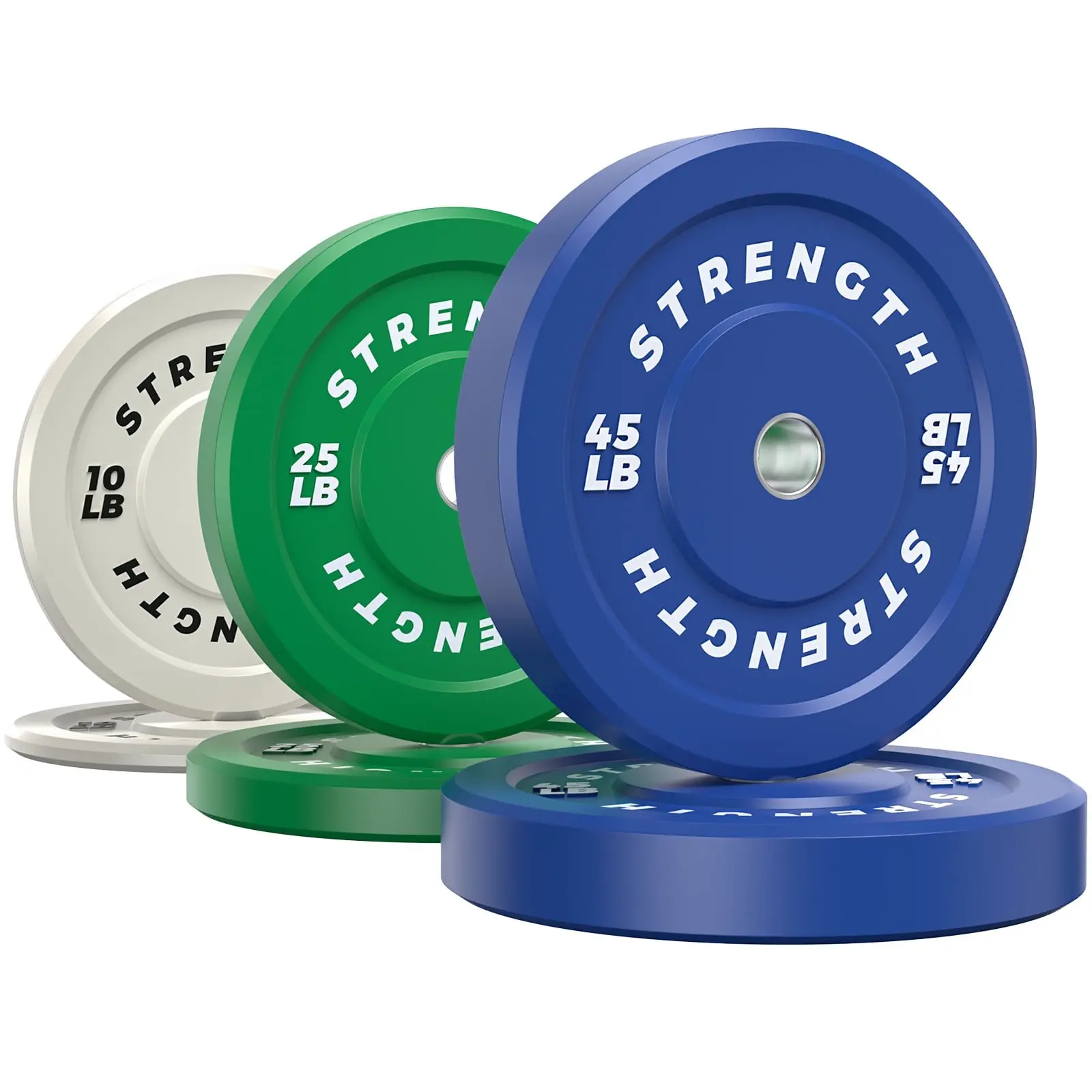 160lbs(10lbs*2+25lbs*2+45lbs*2)