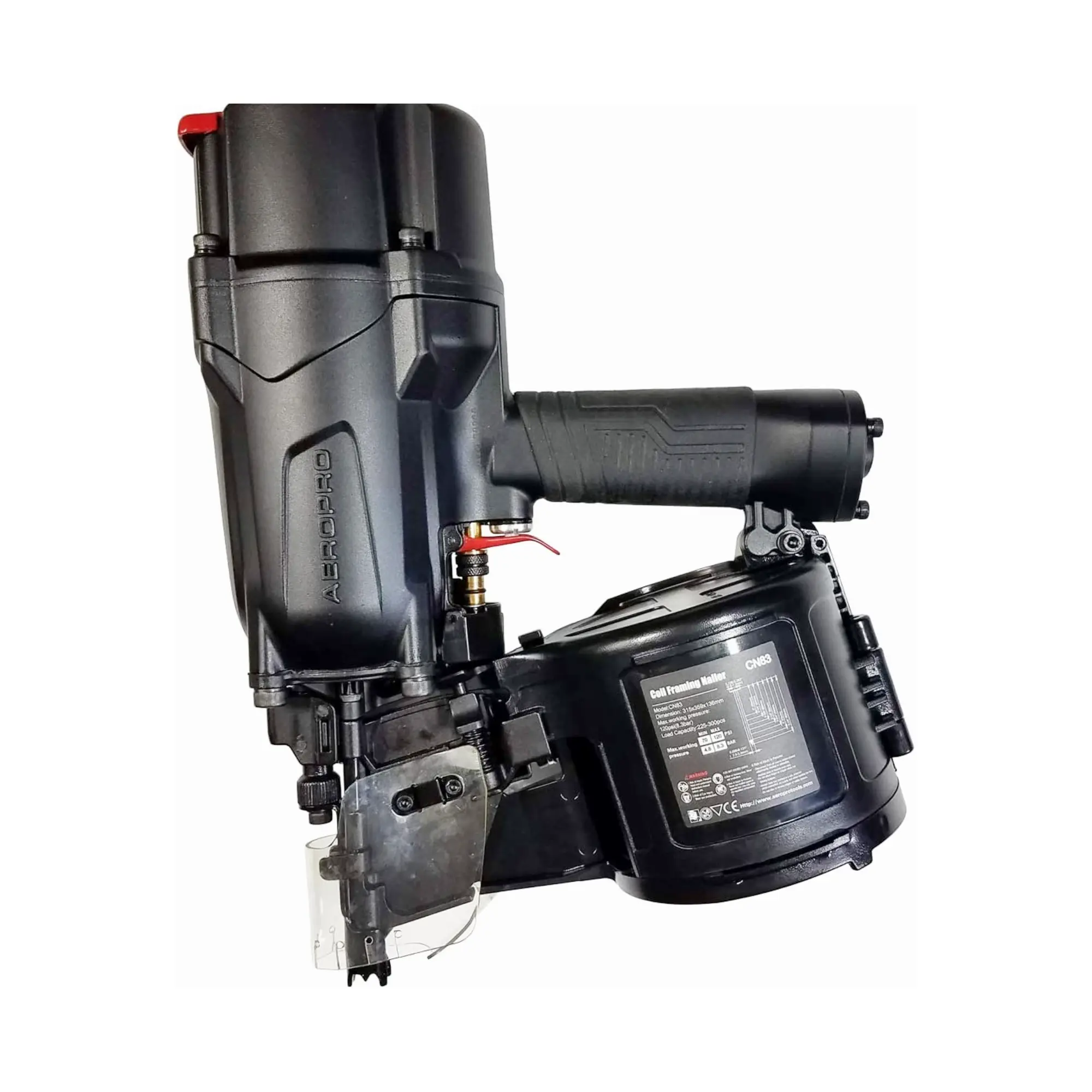 AeroPro Precision Coil Framing Nailer for 2” to 3-1/4” Nails, Durable Construction AeroPro Precision Coil Framing Nailer for 2” to 3-1/4” Nails, Durable Construction