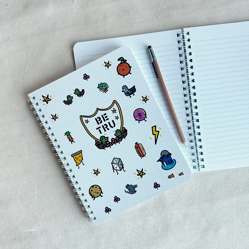 Small Spiral Bound Notebook with lined pages