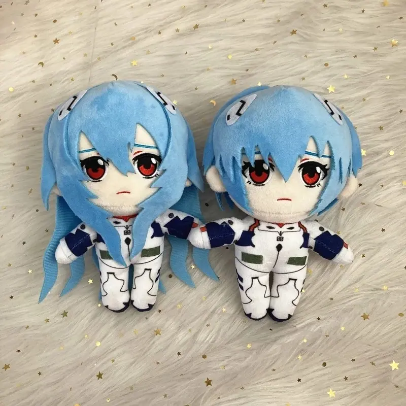 20cm Ayanami Plush Toy Cartoon Anime Plush Toy Kawaii Evangelion Plush EVA Soft Fill Room Decoration Christmas Gift