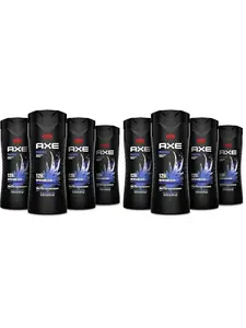 AXE Sage & Cedarwood Body Wash Apollo 4 Count for Long Lasting Freshness Men's Body Wash with Odor-Busting Prebiotics 16 oz