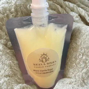Warm Vanilla Sugar  3 oz squeezable soy wax