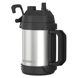 【Hydraful 】Gallon Jug, 115oz Large Insulated Stainless Steel Sports Water Jug, Large Triple Wall Vacuum Insulation Water Bottle-Keeps Cold up to 48 Hrs-Sweat Proof,for Gym, Hiking & Camping
