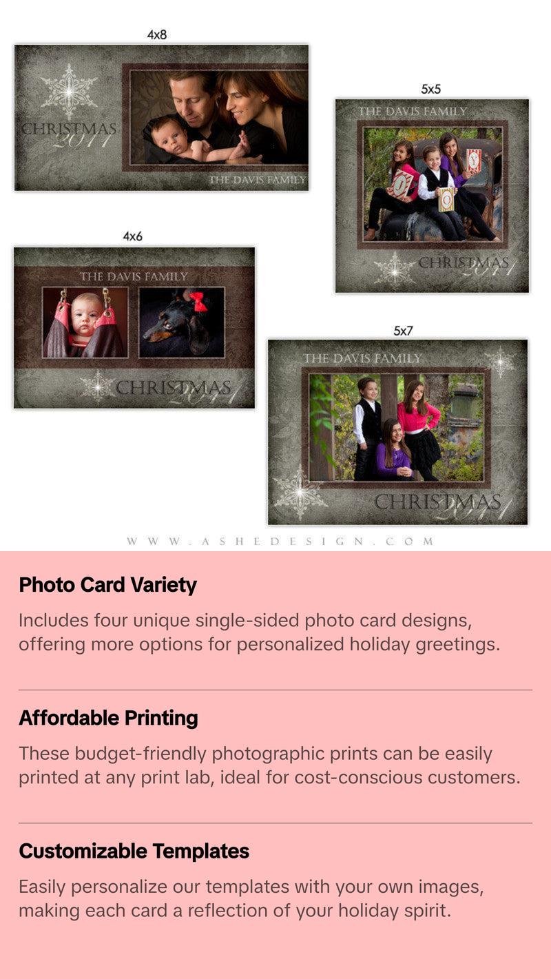 Christmas Photo Card Set - Yule Tide