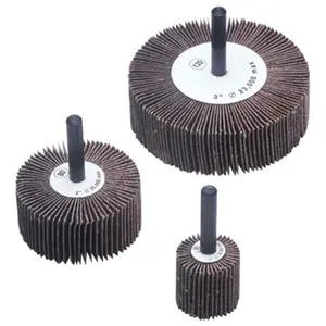 212 MAIN Consistent Cut Alum Oxide Flap Wheel, 2X1X1-4 Size, 80 Grit, Reptile & Amphibian Cleaning Tool for Small Areas, Clean