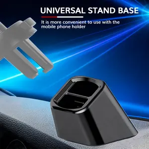Car Mobile Phone Holder Mount Base Accessories Creative Base Universal Instrument Panel Circular Air Outlet Gravity Type Bracket Seat