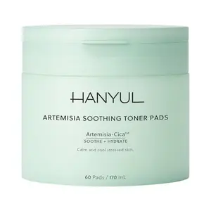 Hanyul  Artemisia Soothing Toner Pads with Centella Asiatica and Hyaluronic Acid katseye biphase