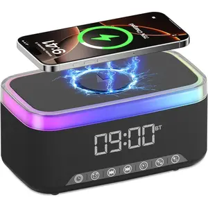S300  Portable  Speaker with 15W  , 13-Color Night Light, , White Noise, Radio, 16W Stereo, TWS, BT5.3, for PC, , , Office, Bedroom
