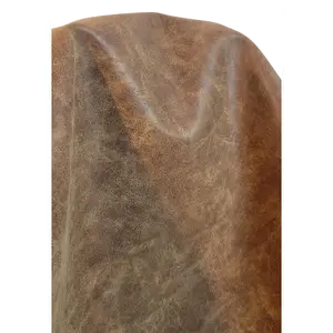 Acorn Tan Distressed Vintage Faux Vegan leather