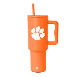 Simple Modern Officially Licensed Collegiate Trek Insulated Tumbler with Lid and Straw 40oz