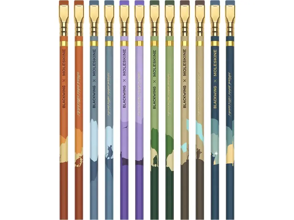 Moleskine x Blackwing Limited Edition The Lord of the Rings Set of 12 Firm Graphite Pencils Moleskine x Blackwing Limited Edition The Lord of the Rings Set of 12 Firm Graphite Pencils
