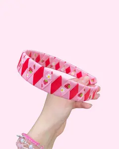 Strawberries headband for women