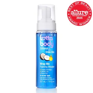 Coconut Oil and Shea Wrap Me Foaming Curl Mousse , Creates Soft Wraps, Hair Mousse for Curly Hair, Defines Curls, Anti Frizz, 7 Fl Oz