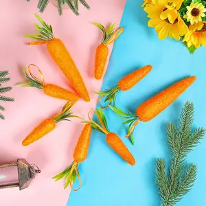 New Easter decorations wholesale: Carrot ornaments, various sizes, for living room and sofa decor.