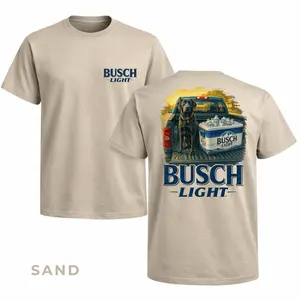 Hunting Dog Truck Beer Shirt, Retriever Hunting Graphic Tee, Gift for Beer Lovers Dog Owners