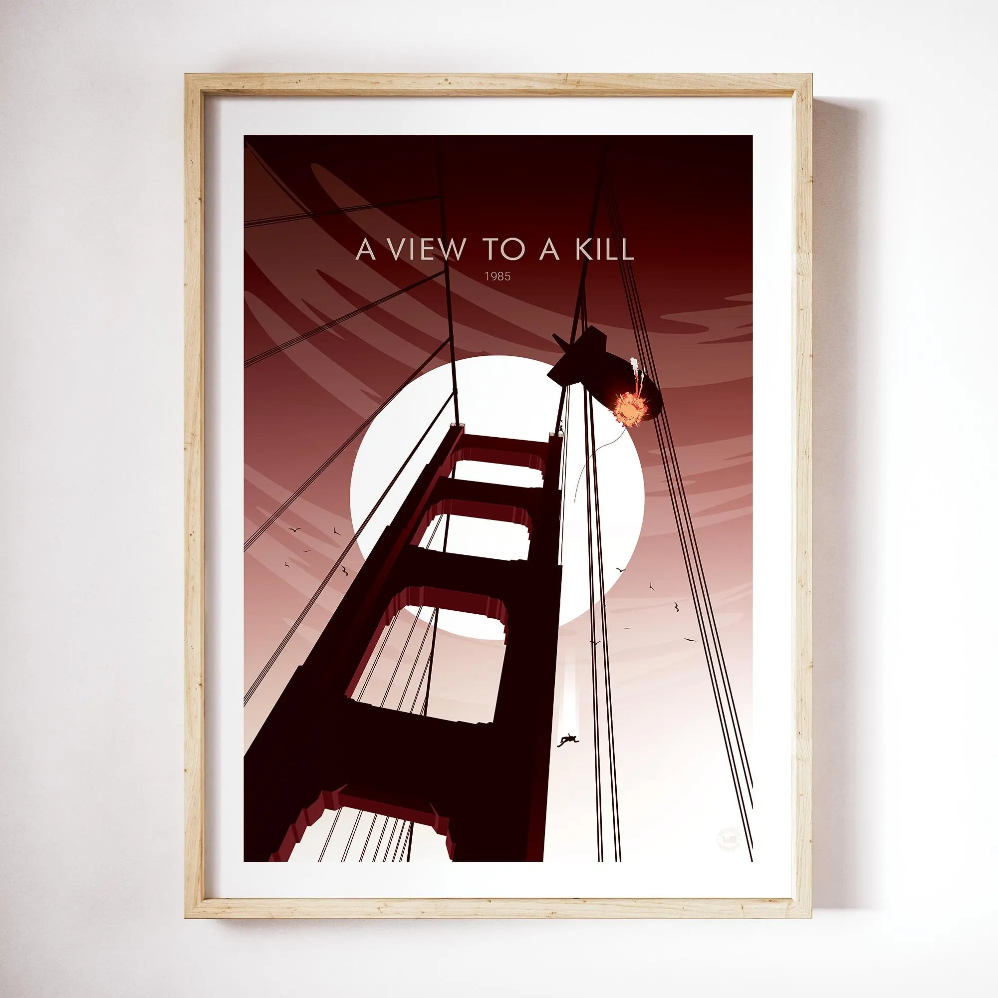 A View To A Kill | James Bond | Movie Poster | Minimalist Poster | Geek Decor | Home Decor | Wall Art | Movie Poster