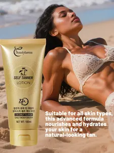 Gradient Brown Daily Moisturizing Self-Tanning Lotion 100ml | Beautyturess Gentle Care | Dihydroxyacetone & Erythrulose | Natural-looking tan | Suitable for all skin types | Great for tanning