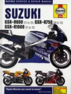 USED-Suzuki GSX-R600 '01 to '03, GSX-R750 '00 to '03, GSX-R1000 '01-'02 (Haynes Service & Repair Manual) by John H Haynes (Hardcover)