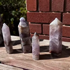 Amethyst with Crazy Agate