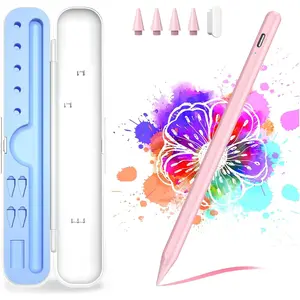 Stylus Pen for iPad A16/10th/9th Generation, 10Mins Fast Charge for  Pencil&iPad Pen, Compatible with iPad A16/10th/9th/8th/7th/6th/Pro 13''11''M4/12.9 inch/Air 11'' 13'' M3/M2/Mini 6/5,