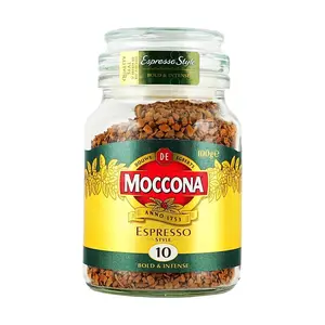 MOCCONA Freeze Dried Instant Coffee - No. 10 Italian Espresso Dark Roast, 100g - "400 Times Coffee" Viral Sensation