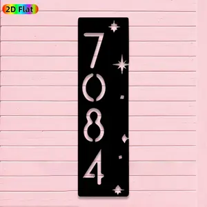 1pc Minimalist Number 7084 Metal Wall Art, Minimalist Number 7084 Statue Mural, Iron Craft, Perfect for Gallery, Studio, Office Wall Decor, Silhouette wall decor, Intricate Craftsmanship, Halloween Decor, Ideal Gift for Trend Seekers