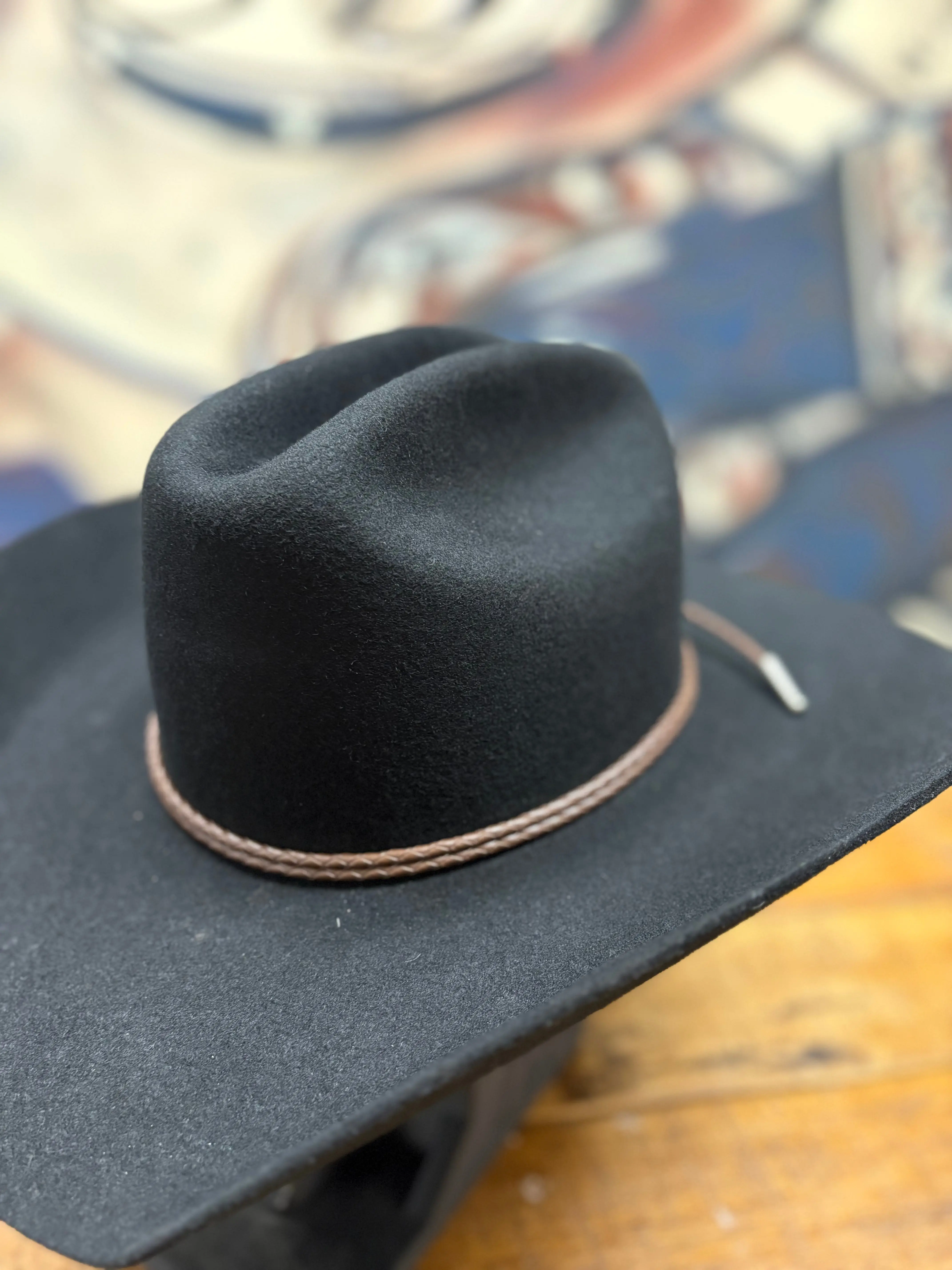 Hat Band - Leatherette - Brown