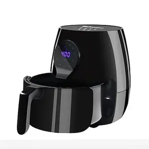 Elite Gourmet  5.3-Qt Digital Air Fryer with 7 Menu Functions - Black