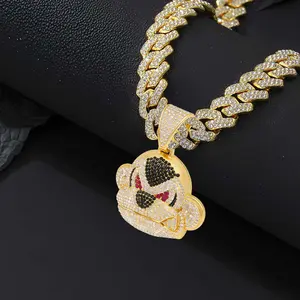 American street style gorilla pendant colorfast and hypoallergenic suitable for streetwear trendy stage looks and everyday wear as a matching couple's outfit