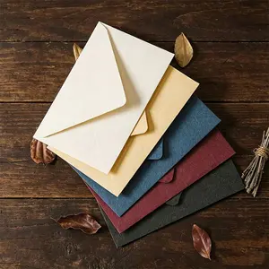 10pcs V-Notch Envelopes Set, 5 Colors, 2 Sheets Each, Ideal for Wax Seals, Letter Inserts, Birthday, Anniversary, Business Letters, Party Invitations