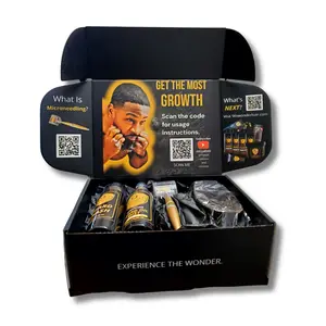 Deluxe Beard System - Silicone-Free Organic Amino Acid Colour Protection Anti-Dandruff Cream Hair Care Brush Derma Roller Moisturizing