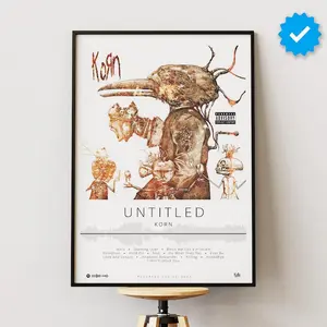 Korn Poster | Untitled Poster | Album Poster Prints | Wall Decor Posters | Album Cover | Metal Music Poster