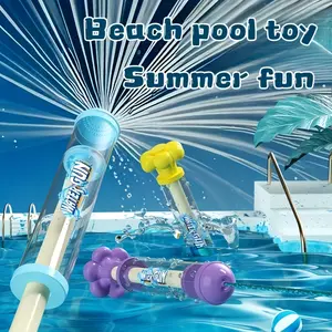 Children's Water Play Toy Pull Back Squirting Water Gun for Boys Girls Summer Beach Pool Outdoor Splash Tool Multiplayer Interactive Toy Ideal Birthday Gift Holiday Present