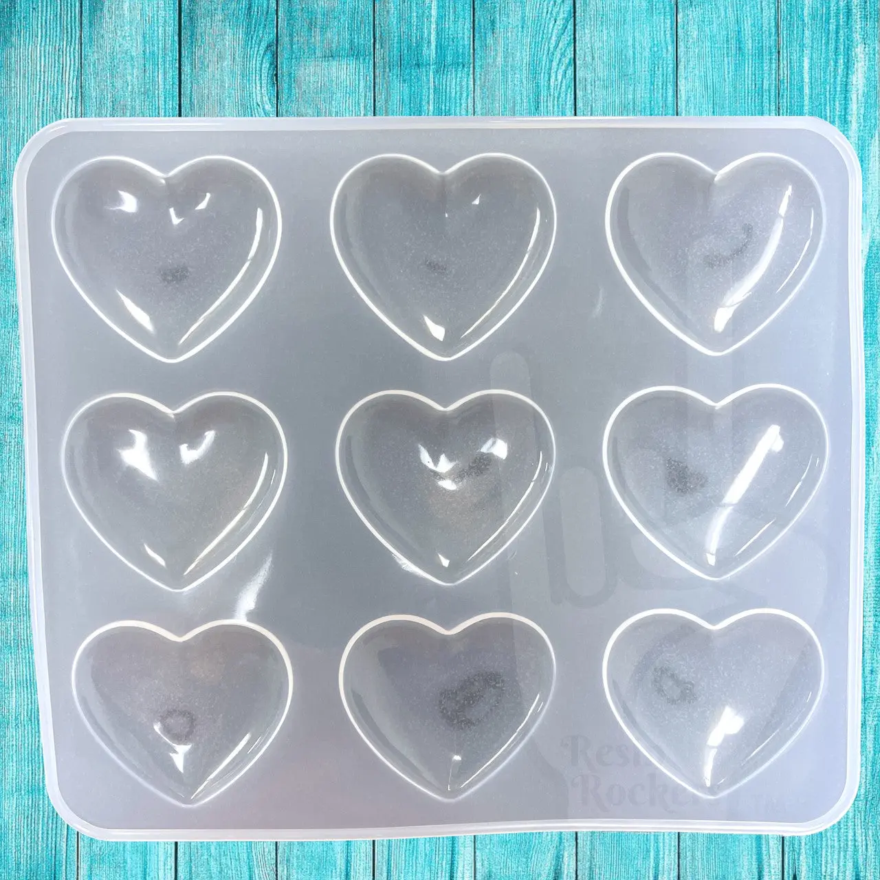 UV Safe Heart Casting Mold for Epoxy Resin Art