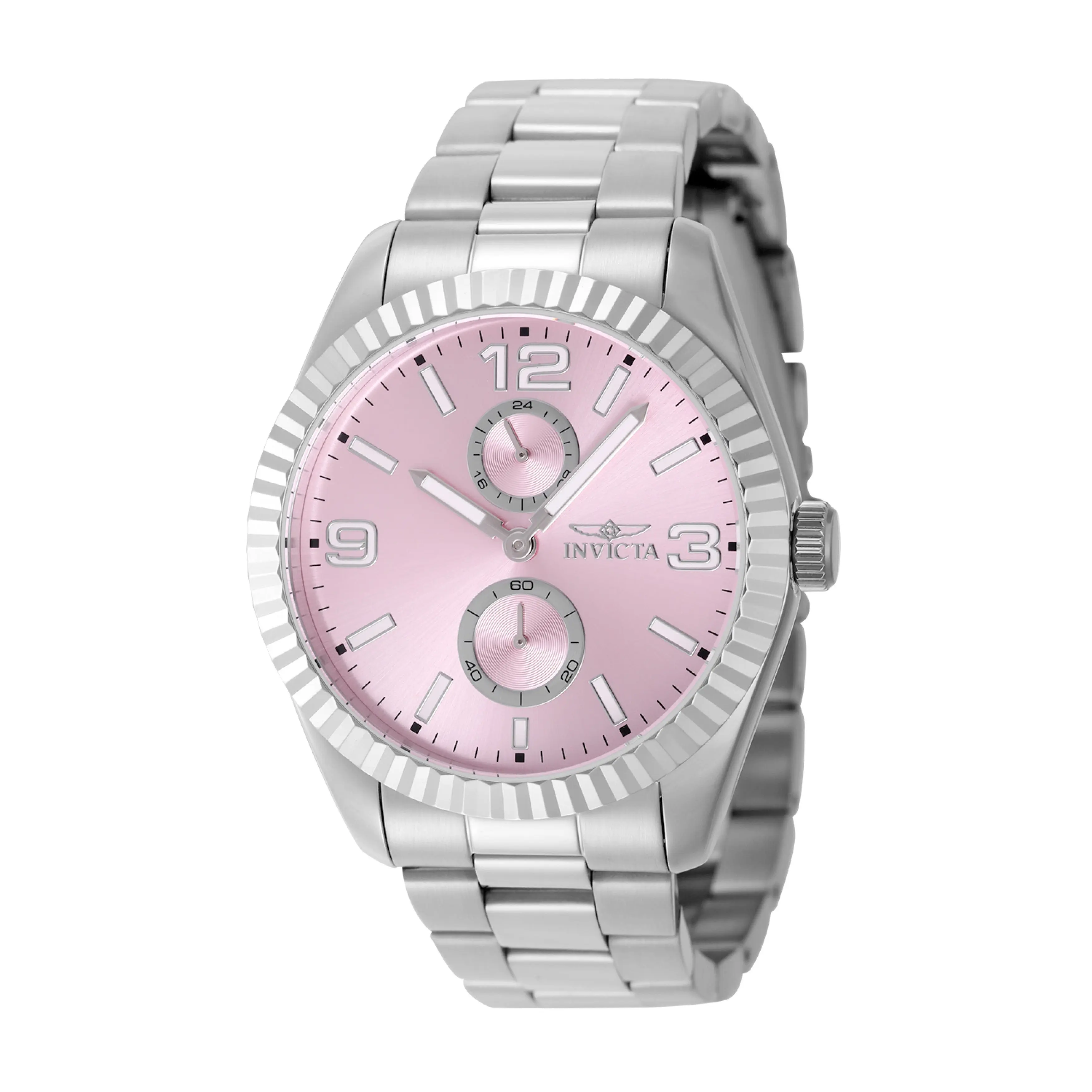 Invicta Men's 43mm Specialty Quartz Fluted Bezel Bracelet Watch
