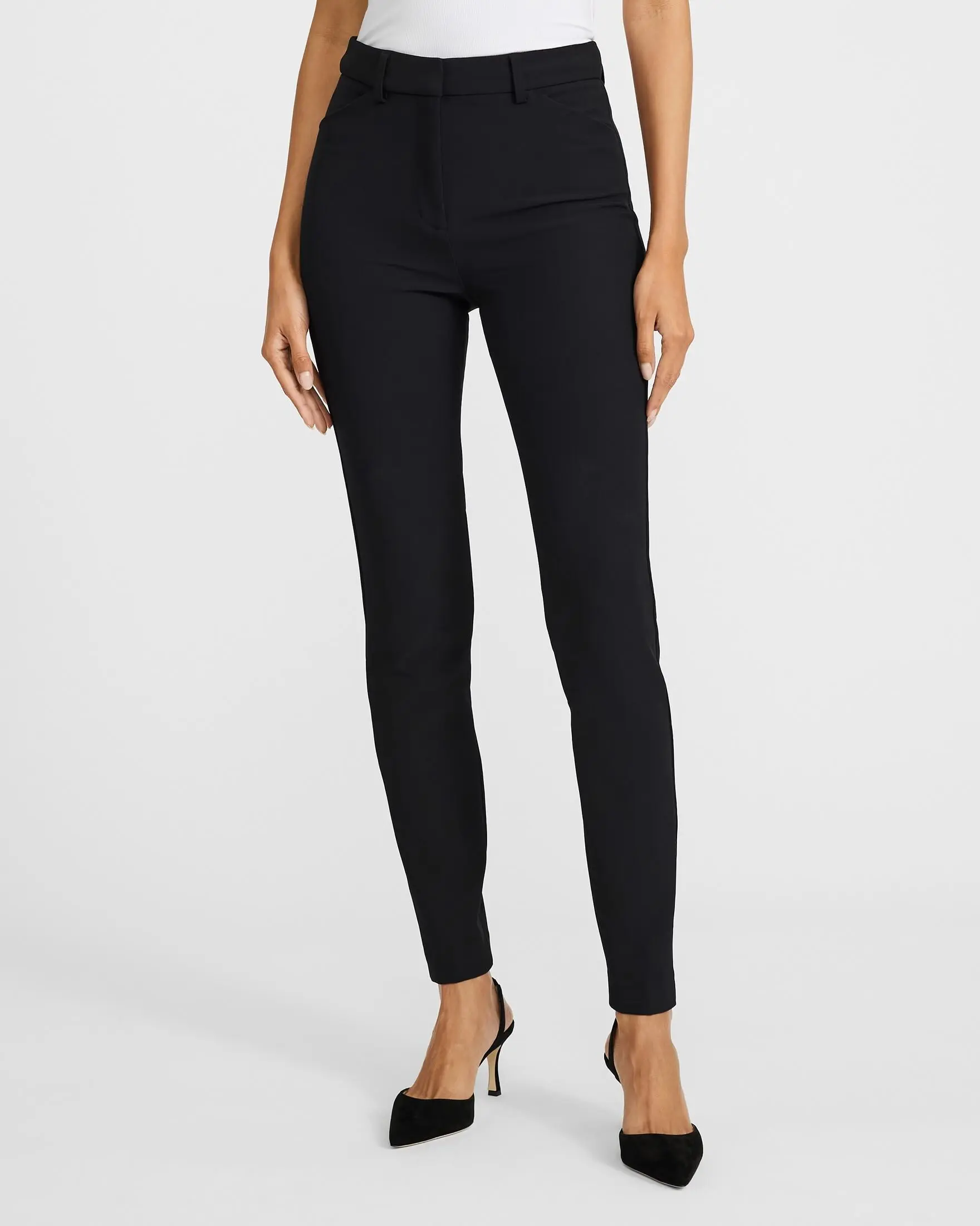 Express Editor High Waisted Skinny Pant in Studio Stretch Twill