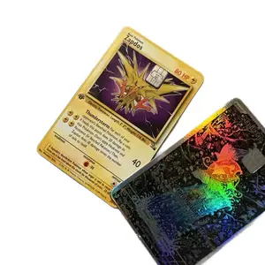 2pcs custom Pokemon debit card skin Holographic Custom Fan-Art Cards - Funny Affordable Gift for Pokemon Fan